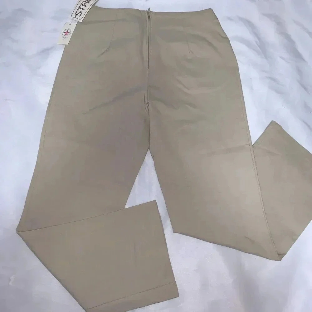 Vintage contrived clash made in the USA size9, stretch chinos formal wear pants.